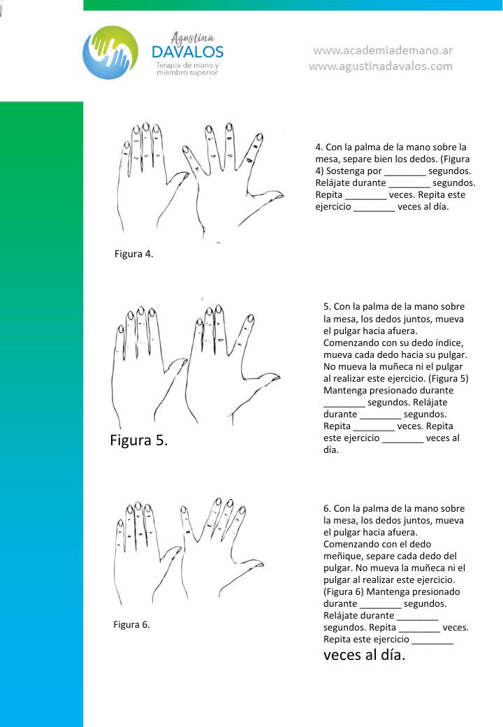 Protocolo activo de dedos