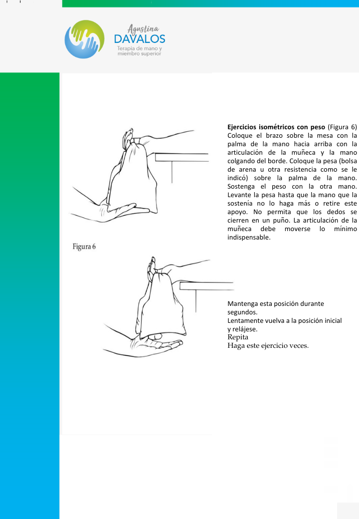 Protocolo de Extensión y fortalecimiento de la muñeca