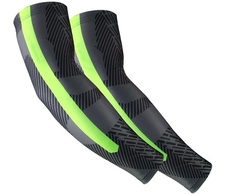 Coderas deportivas de ciclismo para hombre, transpirables, con protección solar, de silicona antideslizante, largas.