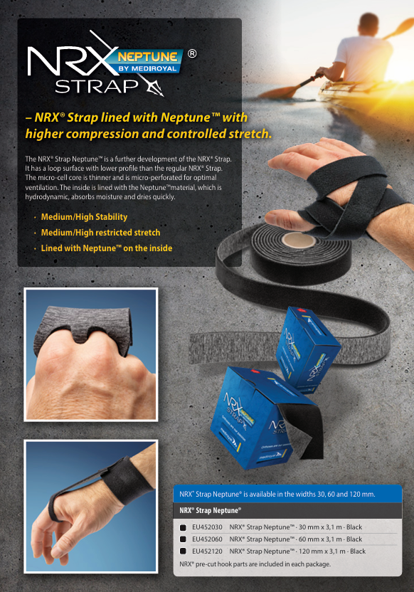 Cinta NRX® Neptune™ - 60 mm x 3,1 m - Negro
