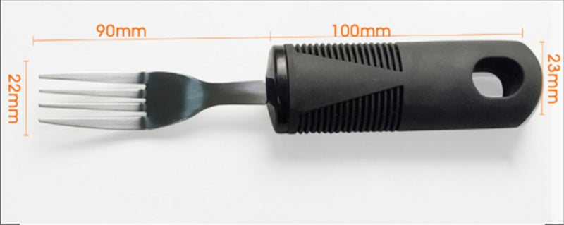 Juego de cuatro piezas de vajilla asistida para rehabilitación auto-adaptativa