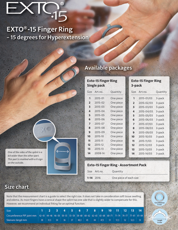 Anillo para dedo Pack de 3 unidades misma talla