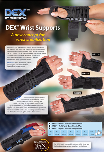 DEX® Soportes para muñeca