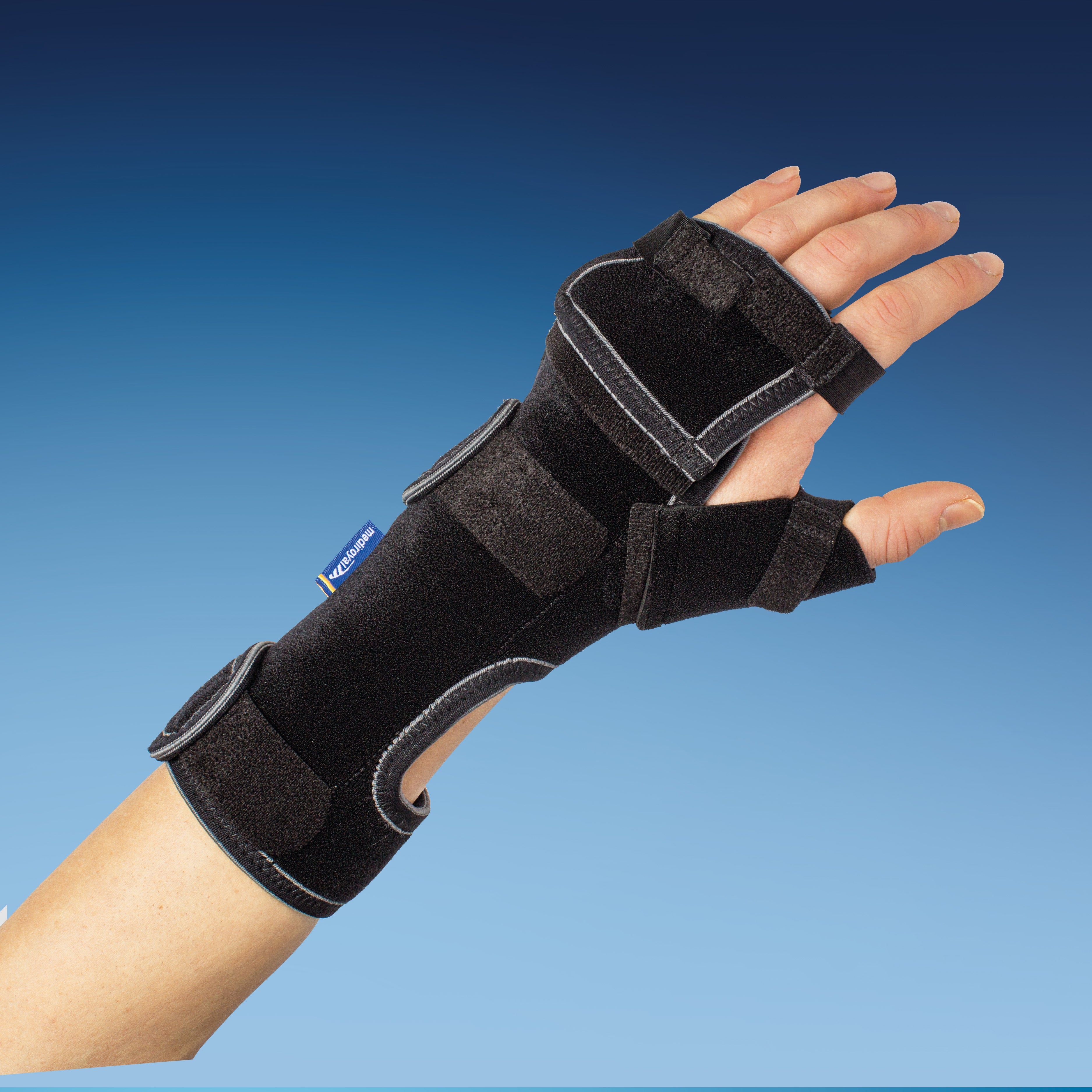 Soporte para mano derecha para paralisi de nervio radial